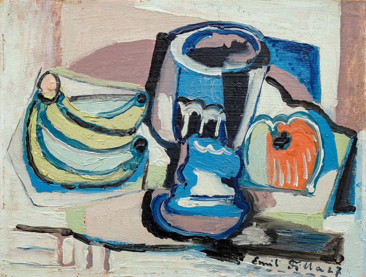 Still Life with Goblet and Bananas - Emil Filla | The KODL Gallery