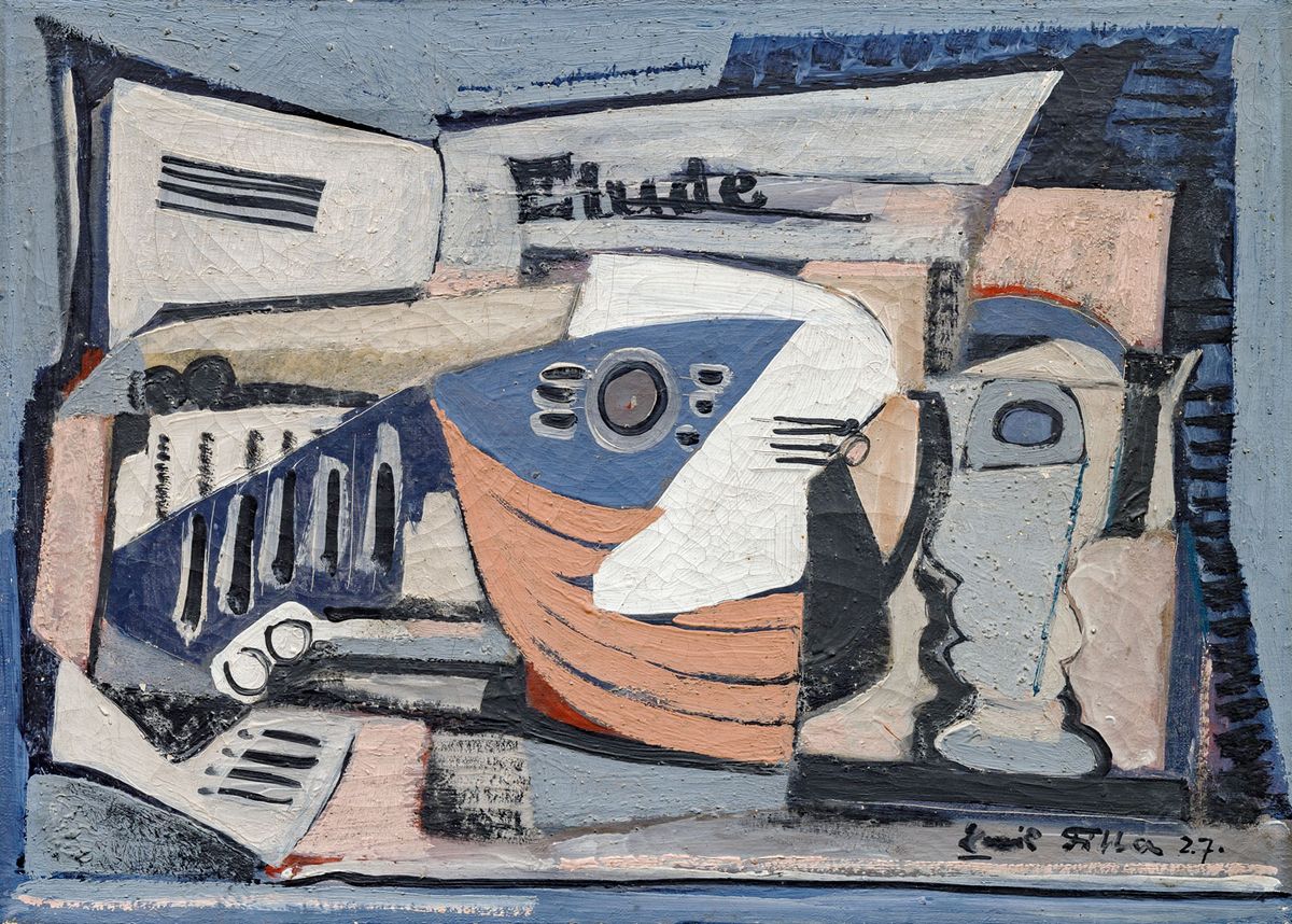 Still Life with Mandolin and Glass - Emil Filla | The KODL Gallery