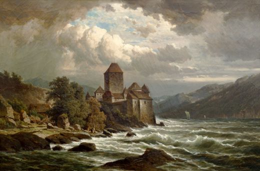 Hrad Chillon u Ženevského jezera