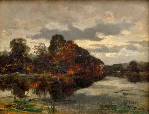 Landscape with Trees and a Swamp
