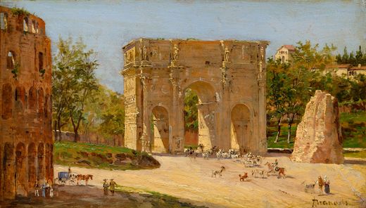 The Arch of Constantine in Rome