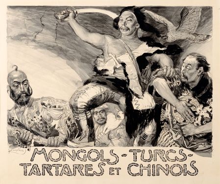 Mongols – Turcs – Tartares et Chinois (Mongolové, Turci, Tataři a Číňané), záhlaví kapitoly