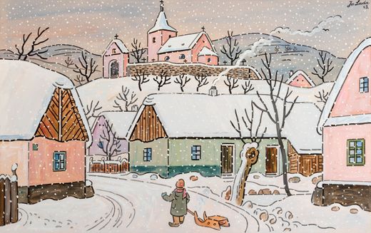 Village in the Winter