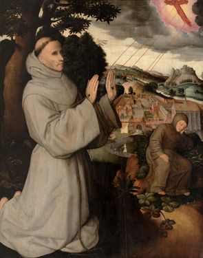 Unknown Dutch author – Saint Francis Receiving the Stigmata