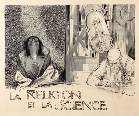 La religion et la science (Náboženství a věda), záhlaví kapitoly