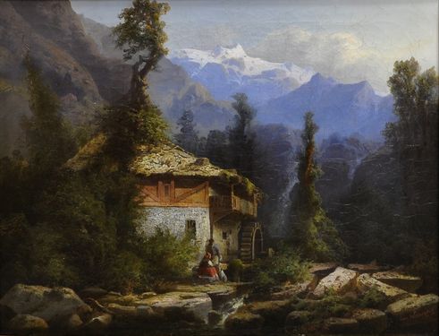 The mill in mountains