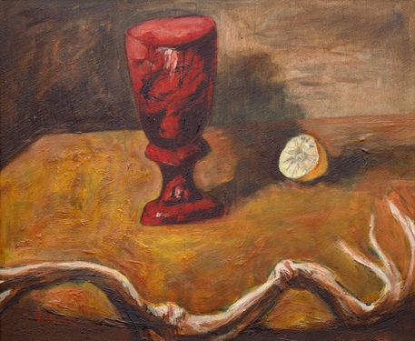 Still Life with a Goblet and a Rope