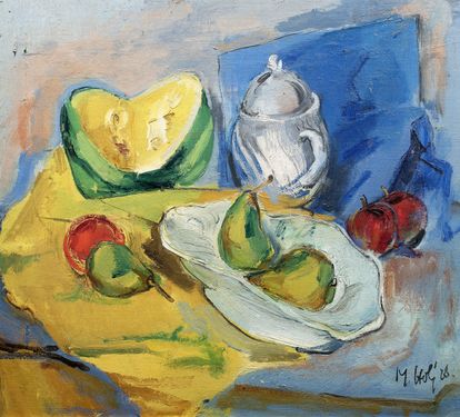 Still life with melon