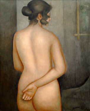 Young Nude Woman Standing