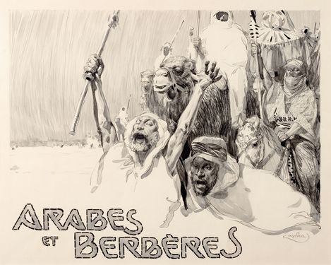 Arabes et Berbères (Arabové a Berbeři), záhlaví kapitoly