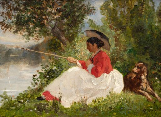 Fishing Woman