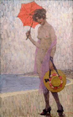 Nude with Parasol