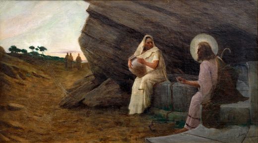 Kristus se Samaritánkou u studně