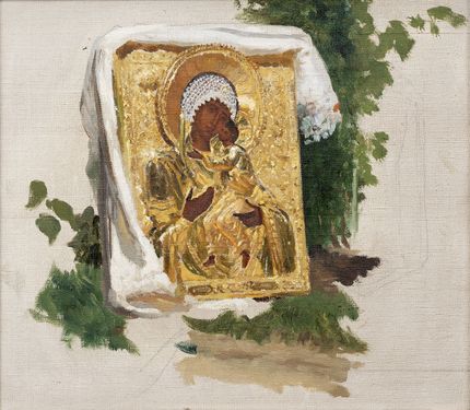 Study of a Icon for Procession