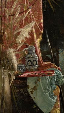 Still Life with Mug and Dagger