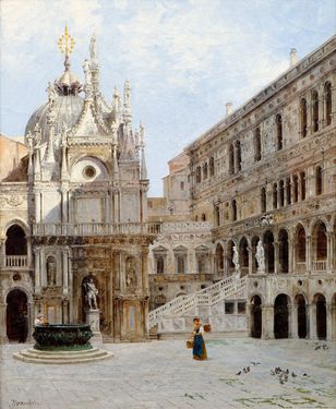 The Courtyard of the Doge’s Palace