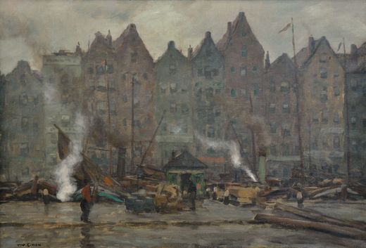 Old port in Amsterdam