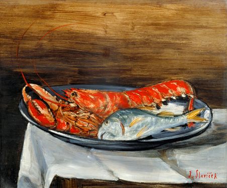 Still Life with a Lobster and a Fish