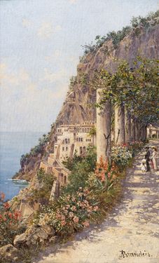 View of the Italian coast