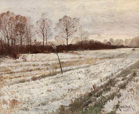 Winter landscape (Motif from Brolles)