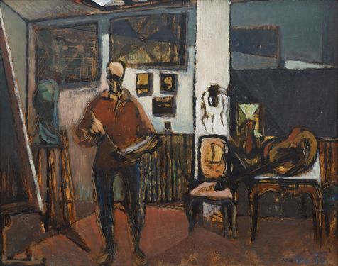 Self-Portrait in the Studio