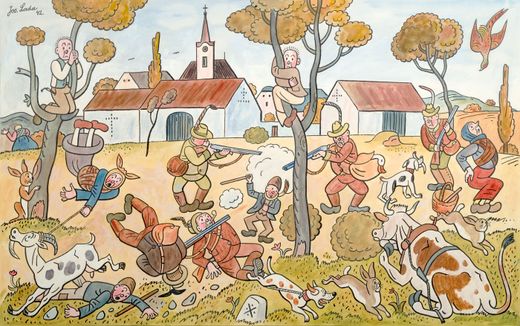 Hunt on the Village Square