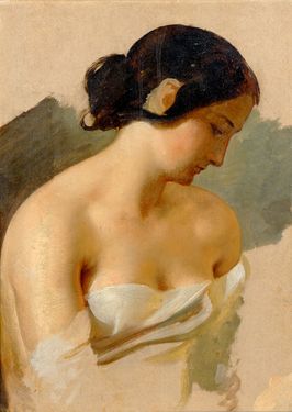 Study of a Young Woman's Head