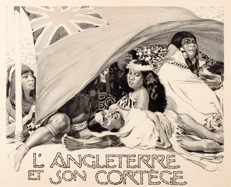 L´Angleterre et son cortège (Anglie a její doprovod), záhlaví kapitoly