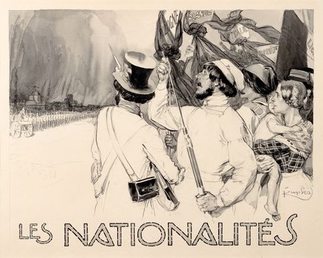 Les nationalités (Národnosti), záhlaví kapitoly