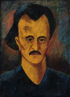Imaginary portrait of Edgar Allan Poe