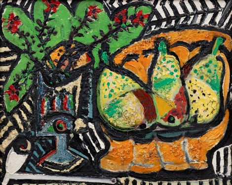 Zátiší s hruškami