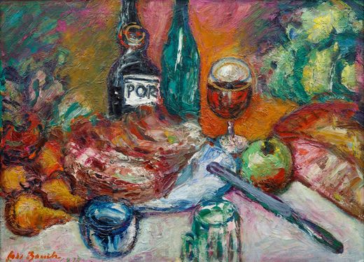 Still Life with Port Wine