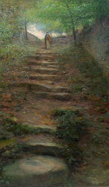 Staré schody ve Sloupnici