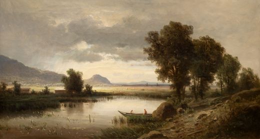 Landscape with fishermen