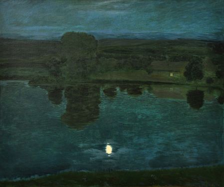 Night on the pond