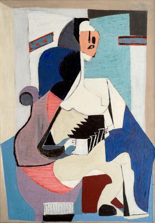 Woman with Accordion