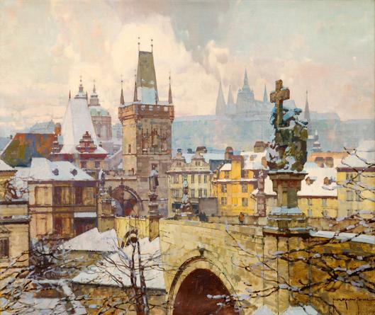Hradčany in Winter