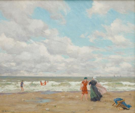 Windy Day at the Beach
