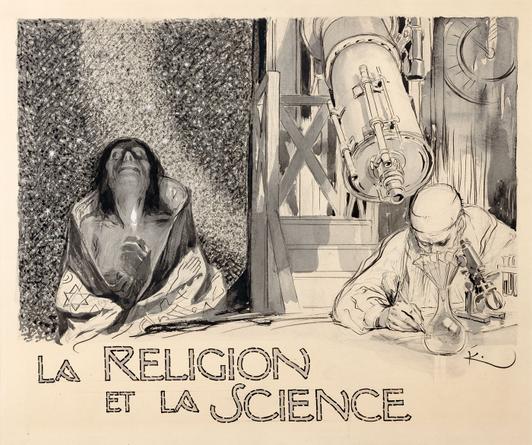 La religion et la science (Náboženství a věda), záhlaví kapitoly