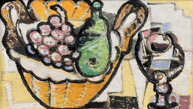 Still Life with Bowl, Fruit and Glass