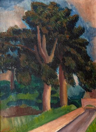 Landscape with Trees