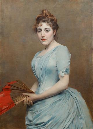 Lady with Fan