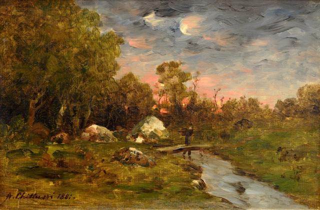 Landscape with a Foot Bridge