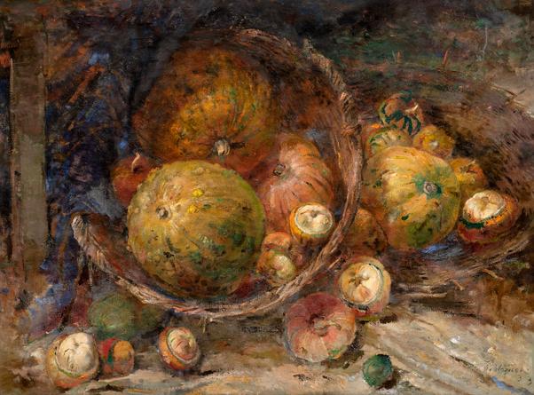 Big Still Life with Pumpkins