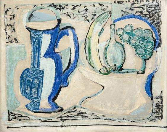 Still Life with Amphora and Fruit