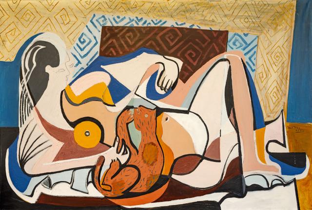 Woman with Cat