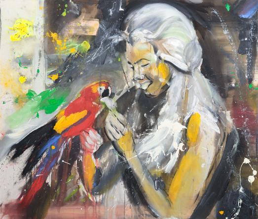 Girl with a Bird