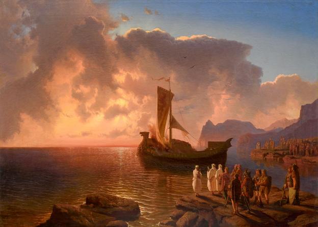 The Funeral of a Viking King (Walhalla)