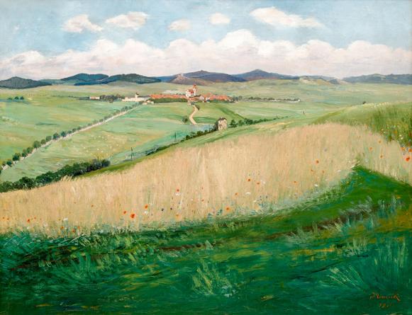 Landscape of Central Bohemian Highlands