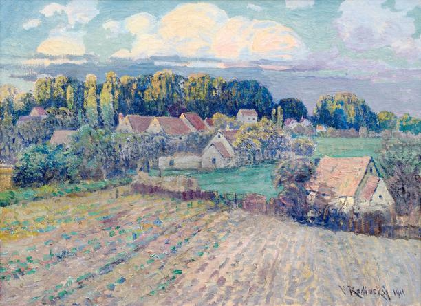 Pohled na Saint-Étienne-sous-Bailleul poblíž Giverny